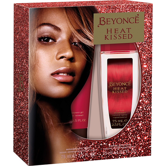 Beyoncé Heat Kissed parfümiertes Deodorantglas für Frauen 75 ml + Körperlotion 75 ml, Kosmetikset