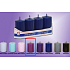 Lima Candle glatt mittelviolett Zylinder 40 x 70 mm 4 Stück