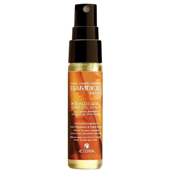 Alterna Bamboo Smooth Kendi Trockenöl Sprühnebel Ölspray für Glanz und Faltenbildung 25 ml Mini
