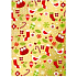 Ditipo Geschenkpapier 70 x 500 cm Weihnachten goldene Vögel, Geschenke2033913