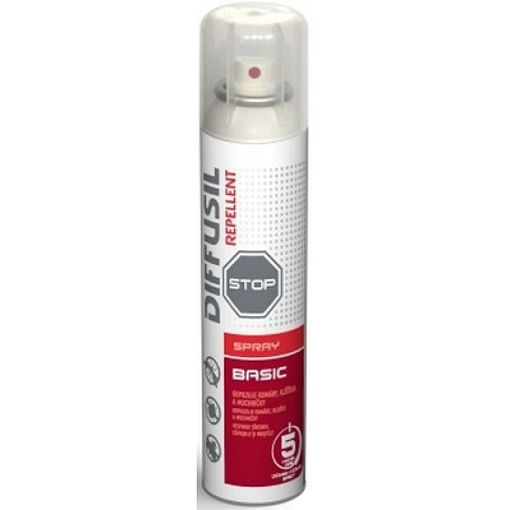 Diffusil Repellent Basic Repellent zur Abwehr von Mücken, Zecken und Fliegen fliegen 75 ml