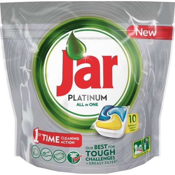 Jar Platinum All in One Lemon Geschirrspüler Kapseln 10 Stück
