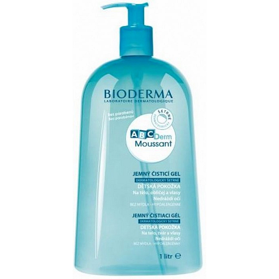 Bioderma ABCDerm Moussant Sanftes Reinigungsgel für Kinder 1L
