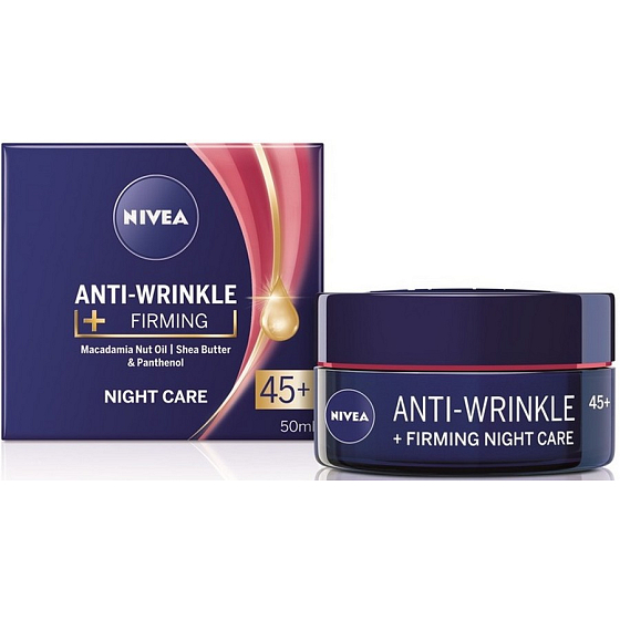 Nivea Anti-Falten + Straffung 45+ Straffend Anti-Falten Nachtcreme 50 ml