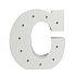 Nekupto Holz LED Buchstabe C Dekoration 16 cm