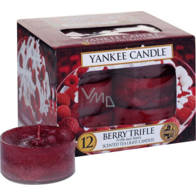 Yankee Candle Berry Trifle - Fruchtdessert mit Vanillecreme-Duftteekerze 12 x 9,8 g