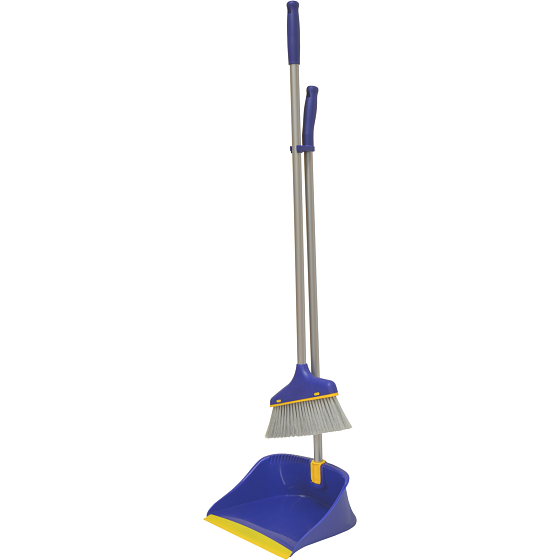 Spokar Besen mit einer 75 cm hohen Schaufel