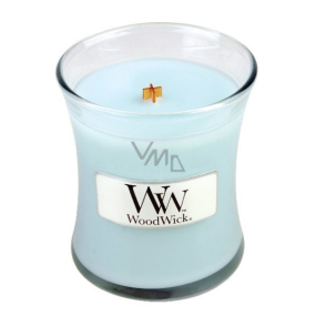 WoodWick Pure Comfort - Duftkerze für Reinheit und Komfort mit Docht und kleinem Glasdeckel 85 g
