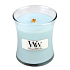 WoodWick Pure Comfort - Duftkerze für Reinheit und Komfort mit Docht und kleinem Glasdeckel 85 g