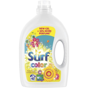 Surf Color Fruity Fiesta & Summer Flowers Gel zum Waschen von farbiger Wäsche 40 Dosen 2,1 l