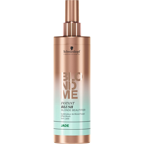 Schwarzkopf Professional BlondMe Instant Blush Blonde Beautifier Jade Toning Spray für blondes Haar 250 ml