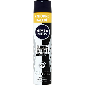 Nivea Men Black & White Invisible Original Antitranspirant Deodorant Spray für Männer 200 ml
