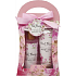 Salsa Collection Pink Pfingstrosen Duschgel 140 ml + Körperlotion 110 ml, Kosmetikset in einer Tüte