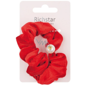 Richstar Accessories Samt-Haargummi mit Perle, rot