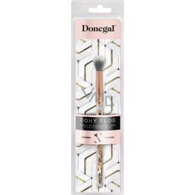 Donegal Foxy Floe Eyeshadow Blending Brush Kosmetikpinsel mit synthetischen Samtborsten für Highlighter 16 cm