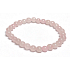 Rosenarmband elastisch Naturstein, Kugel 6 mm / 16 - 17 cm, Liebesstein