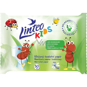 Linteo Kids Spülbares Toilettenpapier 50 Stück