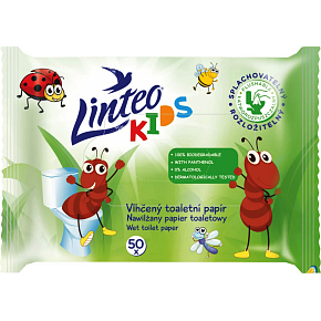 Linteo feuchttücher Toilettenpapier Kids, 50 Stk