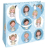 Nekupto Geschenkpapier Tasche Luxus 18 x 16 cm Weihnachtsengel