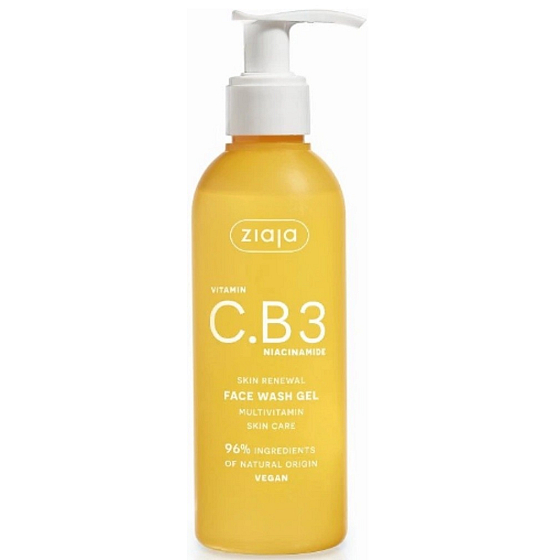 Ziaja Vitamin C.B3 Niacinamid Reinigungsgel für das Gesicht 190 ml