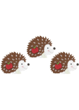 Filz-Igel auf Klammer 8 cm 3 Stück