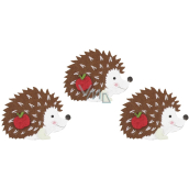 Filz-Igel auf Klammer 8 cm 3 Stück