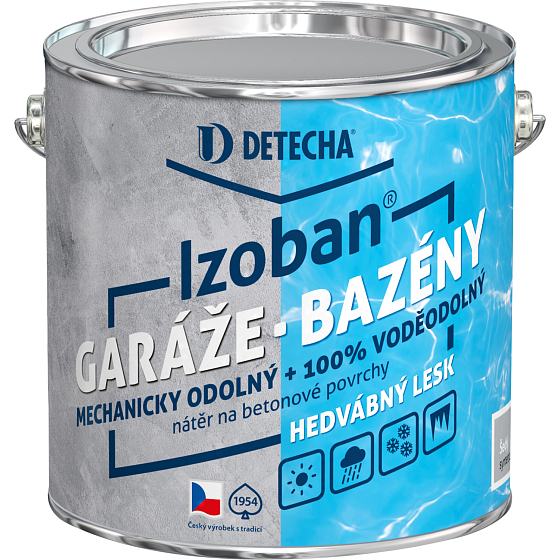 Detecha Izoban Farbe für Beton, rotbraun, 2 kg