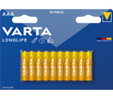 Varta Longlife AAA Alkaline-Batterien, 10 Stk