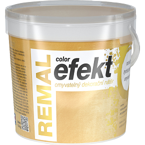 REMAL Color Effekt abwaschbare Dekorationsfarbe, 0950 Gold, 400 g