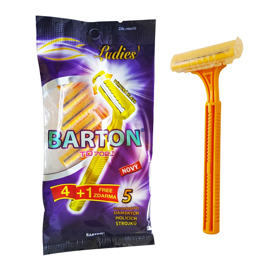 Barton 2-Klingen-Rasierapparat für Frauen 5 Stück TD702Z