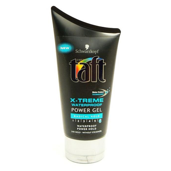 Taft Power X-treme wasserdichtes Haargel wasserdicht 150 ml