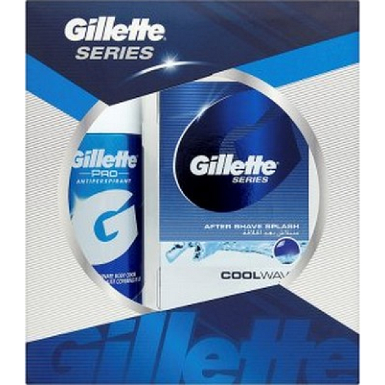 Gillette Series Cool Wave AP 150 ml + Cool Wave Aftershave 100 ml, Kosmetikset für Männer