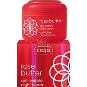 Ziaja Rose Blume Anti-Falten-Creme für die Nacht 50 ml