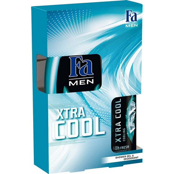 Fa Men Extreme Cool Duschgel 250 ml + Deodorant Spray 150 ml, Kosmetikset