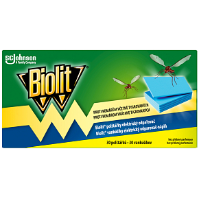 Biolit Duftwechselplatten für elektrischen Moskitovertreiber Nachfüllung 30 Stück