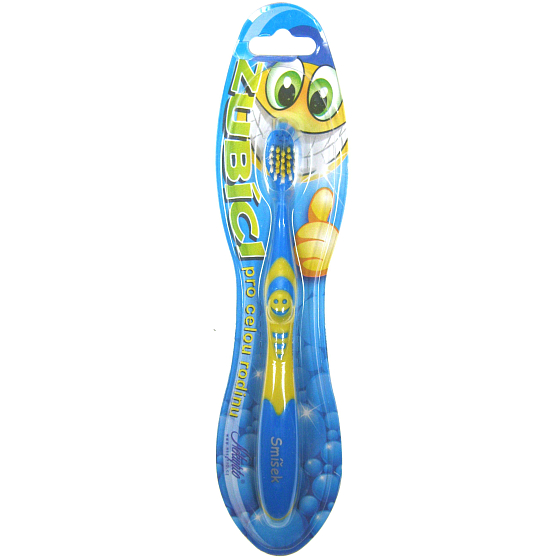 Nekupto Zubíci Zahnbürste für Kinder mit der Aufschrift Laughing soft 1 Stück