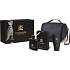 Trussardi Black Extreme Eau de Toilette für Männer 50 ml + Duschgel 100 ml + Toilettentasche, Geschenkset