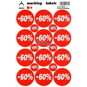 Arch Discount Labels -60%