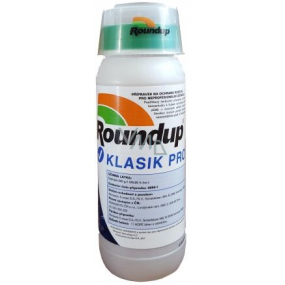 Roundup Klasik Pro tötet mehrjährige und einjährige Unkräuter 1 l