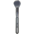 Kosmetikpinsel mit synthetischen Borsten für Puder grau und silber 16,5 cm 30450