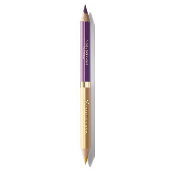 Max Factor Eyefinity Smoky Doppelseitiger Augenstift Royal Violet + Crushed Gold