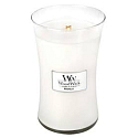 WoodWick Magnolia - Magnolia Duftkerze mit Holzdocht und Glasdeckel groß 609,5 g