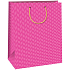 Ditipo Geschenk Papiertüte 32,4 x 10,2 x 45,5 cm Trendige Farben dunkelrosa