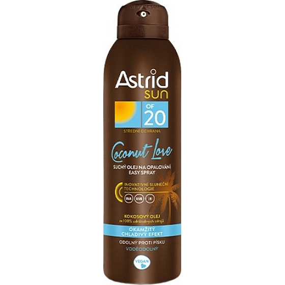 Astrid Sun Easy Coconut Love OF20 Trockenes Sonnenölspray 150 ml