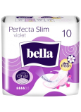 Bella Perfecta Slim Violet ultradünne Damenbinden mit Flügeln 10 Stück