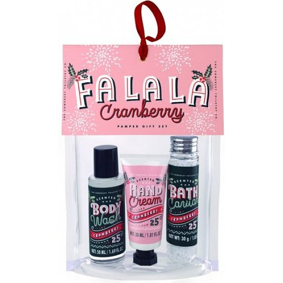 Somerset Toiletry Cranberry Badeperlen 30 g + Duschgel 50 ml + Handcreme 30 ml, Kosmetikset