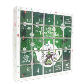 English Tea Shop Bio Adventskalender Puzzle grün 25 Stück Tee, 13 Geschmacksrichtungen, 48 g, Geschenkset