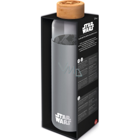 Degen Merch Star Wars - Glasflasche mit Silikonhülle 585 ml