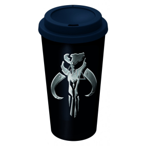 Degen Merch Star Wars - Mandalorian Kunststoff-Kaffeebecher 520 ml