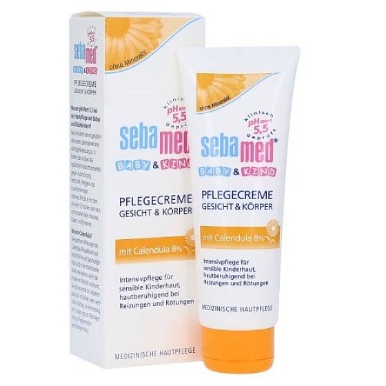 SebaMed Baby extra sanfte Creme mit Ringelblume für Kinder 75 ml